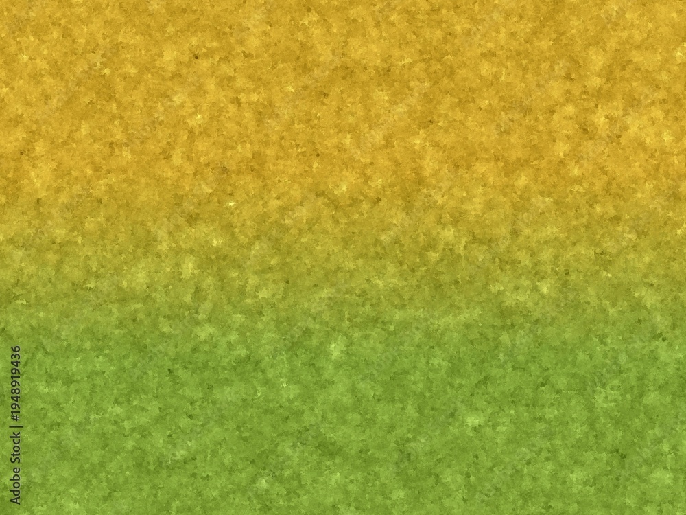 Fototapeta premium Vibrant yellow and green gradient texture with organic speckled detail
