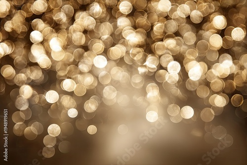 Warm, blurred, golden lights forming a dreamy, festive backdrop