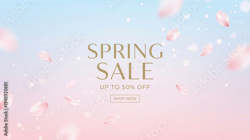 Wallpaper Mural Modern Minimal Spring Sale Poster Template Torontodigital.ca