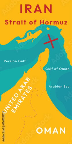 Background Strait of Hormuz. Blockade of the Strait of Hormuz. Iran country