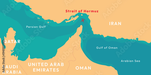 Background Strait of Hormuz. Blockade of the Strait of Hormuz. Iran country