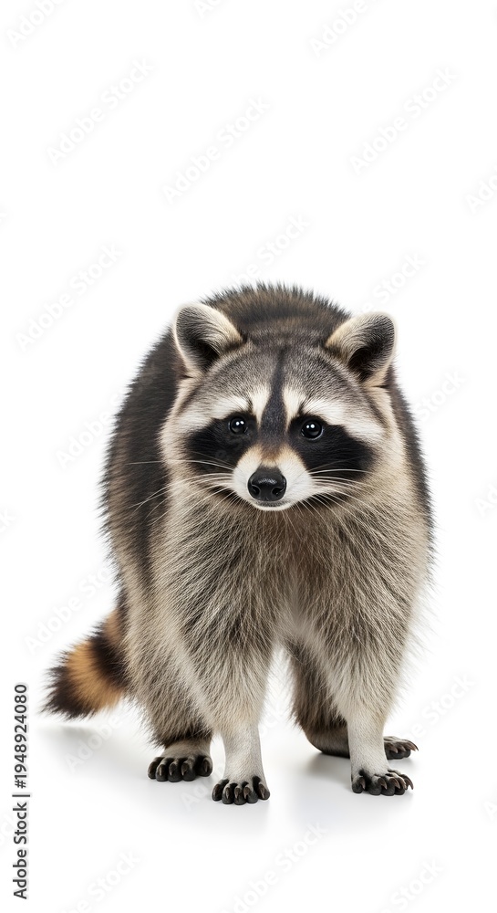 Fototapeta premium Full body raccoon portrait