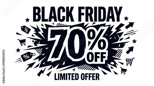 Black Friday Sale 70% Off Limited Offer