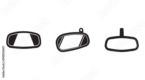 Rear view mirrors in various styles and designs for cars and vehicles  side view mirrors
