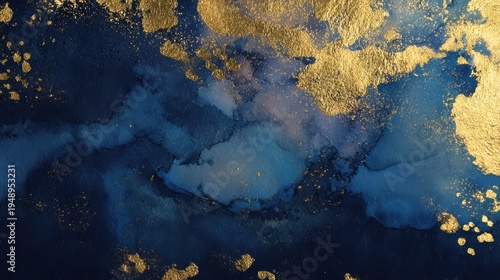 Navy blue paper with gold speckles, premium backdrop for tea ceremonies, kimono fashion, or heritage designs.