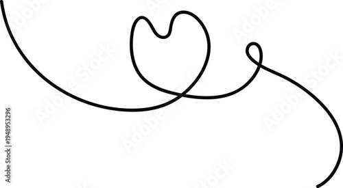 A black signature or scribble on a white background possibly an artistic drawing or a person's autograph