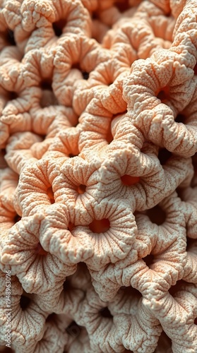 Coral calcium macro texture background