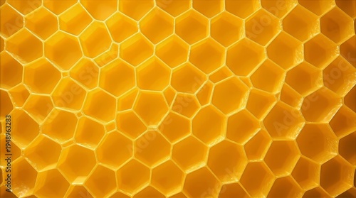 Organic hive hexagon background