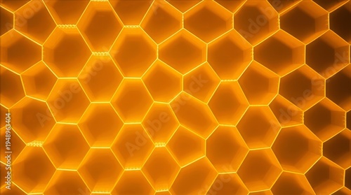 Minimal honeycomb wax background