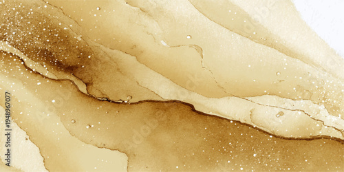 Photography Golden hues ripple in this abstract artwork, the fluid composition mimicking the movement of water