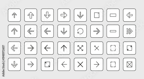 A collection of various icons representing different functions and features