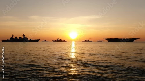 Dramatic War Scene with Dark Smoke, Explosions and Intense Battlefield Atmosphere