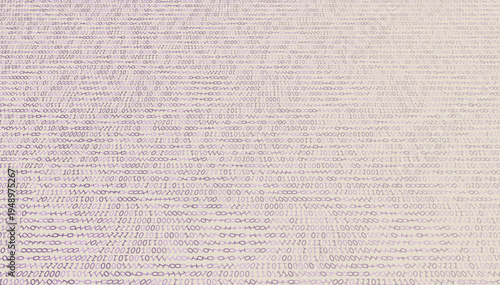 Cybernetic Horizon - Panoramic Perspective of Infinite Binary Logic and Data Flow