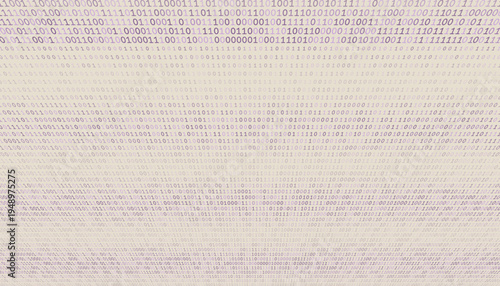 Binary Flux - Minimalist Digital Data Stream and Symbol Distribution