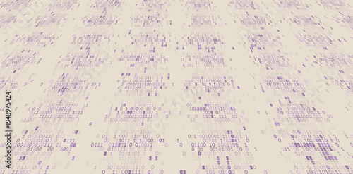 Perspective Digital Rain - Binary Streams for Cloud Computing and Cyber Security