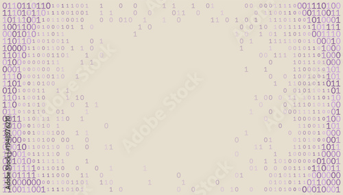 Peripheral Logic - High-Contrast Binary Frame with Central Negative Space Dispersion