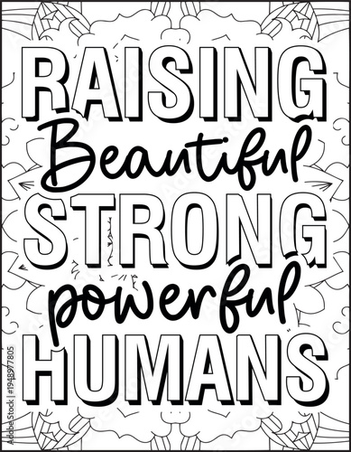 Bible Verse Quote Coloring Page for Adults. Holy Bible Quote Mandala Coloring Page