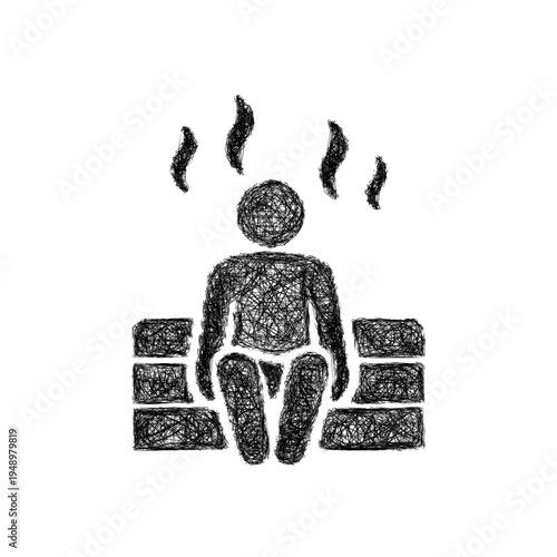 Sketch sauna icon design