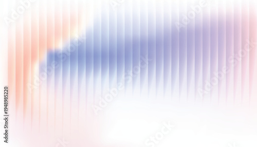 Abstract colorful gradient background with blurred vertical lines glass effect 