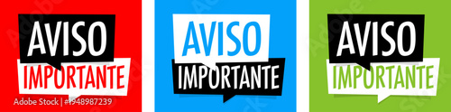Aviso Importante