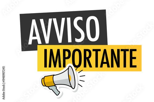 Avviso importante