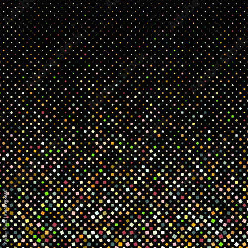 Geometric square pattern background - abstract vector design with squares