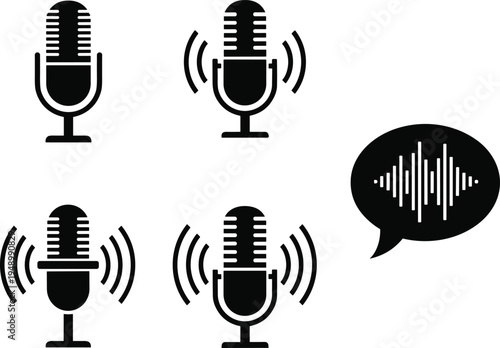 Vector collection of black minimalist wifi and network signal icons featuring wireless connectivity symbols hotspot access and digital communication data transmission elements isolated on white backgr