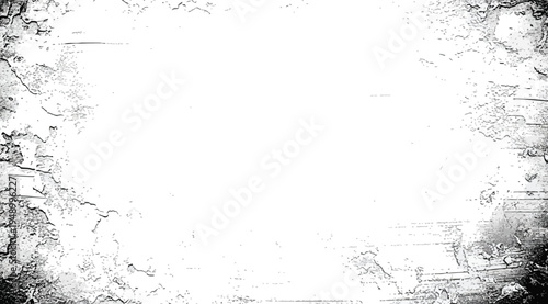 Black and white grunge texture with distressed effect on background