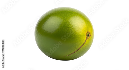 Fresh green lime fruit closeup photo.