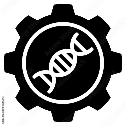 Genetic Engineering  Icon Element For Design