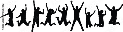 Cowboy and cowgirl silhouettes collection, western ranch people with horses, rodeo cowboy lasso action, country lifestyle vector illustration