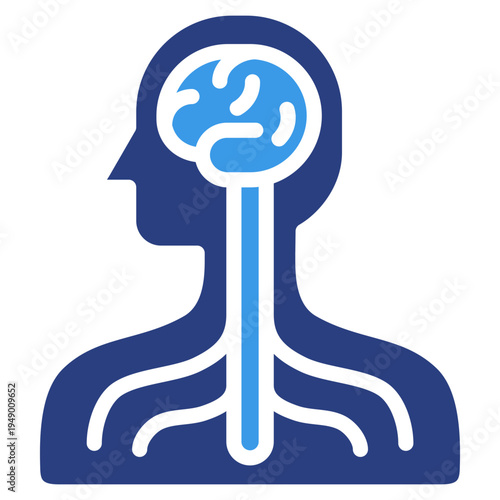 Nervous System  Icon Element For Design