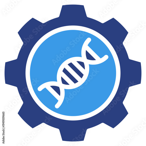 Genetic Engineering  Icon Element For Design