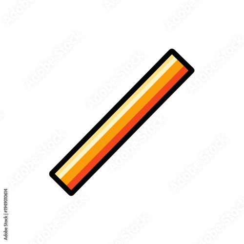 Orange Stick with Gradient vector illustration Free Download Orange Stick with Gradient vector illustration - GFXLoad
