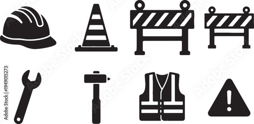 set of road icon
