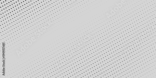 Seamless thin slash dotted line pattern. Repeated dash diagonal lines background. Black and white dot linear wallpaper. Abstract slanted stripe backdrop. Repeating oblique strip texture. Vector