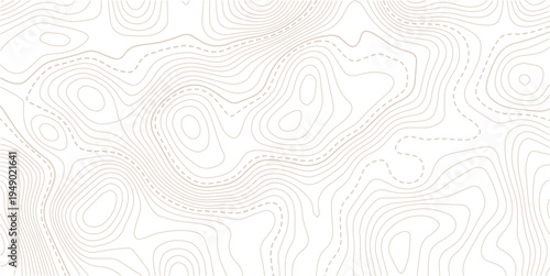 abstract diagram discovery topographic map banner texture background.Geographic line map with elevation assignments. Contour background geographic grid. Vector illustration.