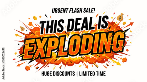 Exploding Flash Sale Banner