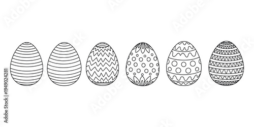 Insect egg cases in various patterns and textures