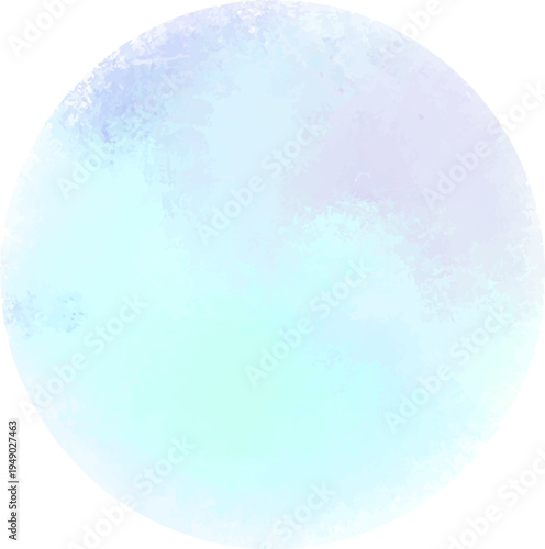 水彩の背景素材　円