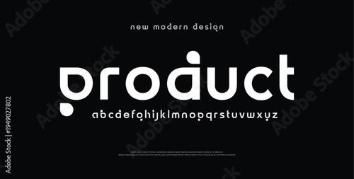 Modern abstract minimal logo alphabet font. Typography abstract minimalist sans serif typeface technology, electronic, music, creative logos fonts. vector illustration
