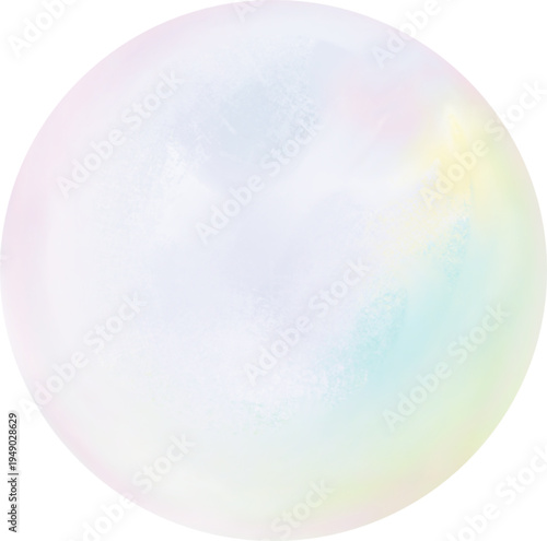 水彩の背景素材　円