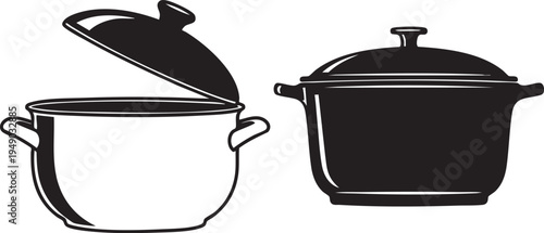 set of coffee cups vector