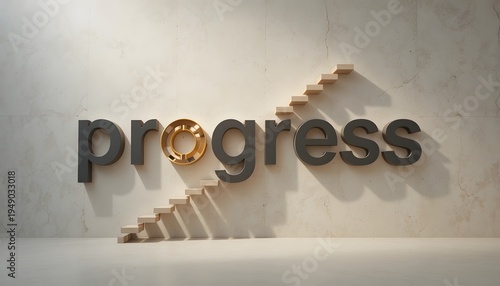 Conceptual image of progress and growth.