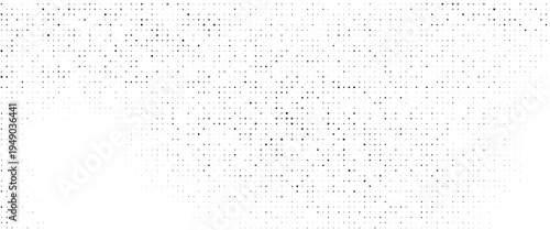 Radiasi Pola Titik Halfton Vektor Berkualitas Tinggi Dalam Warna Hitam dan Putih, Ideal untuk Spanduk Pemasaran dan Latar Belakang Produk