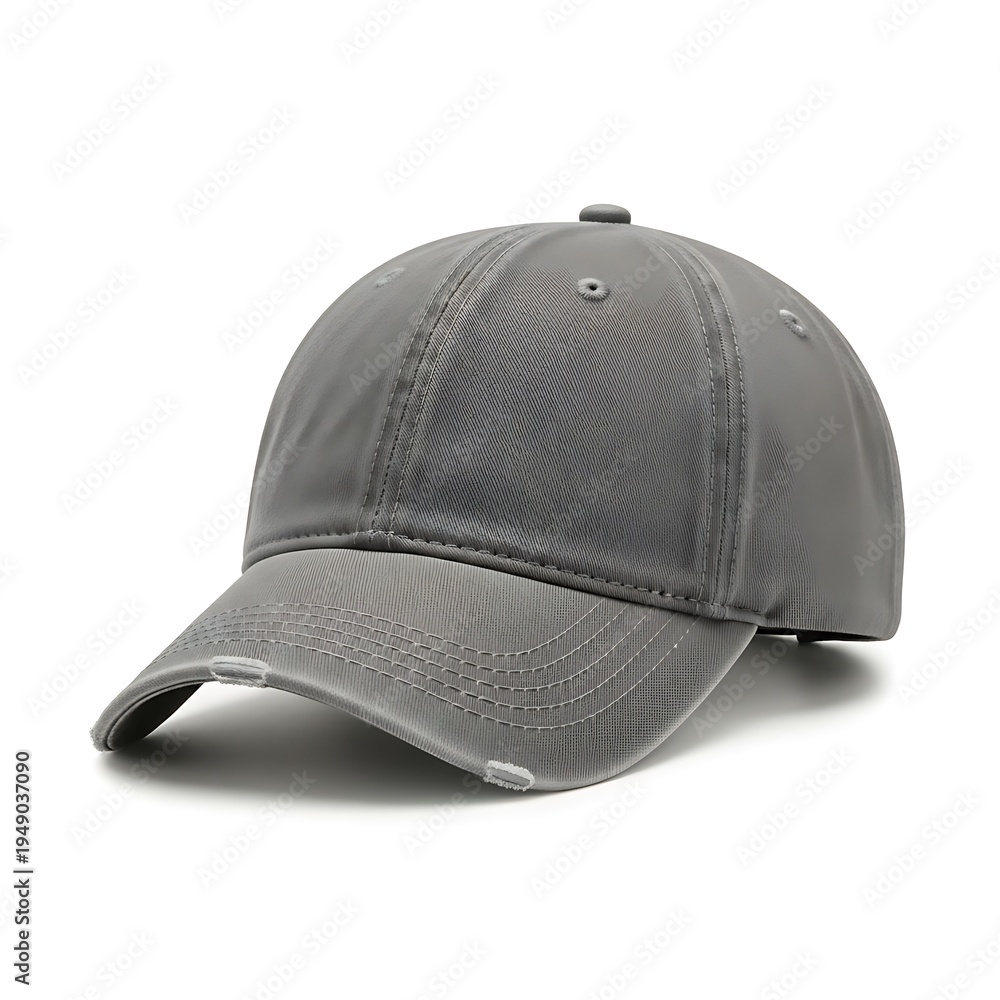 Fototapeta premium gray baseball cap vector illustration