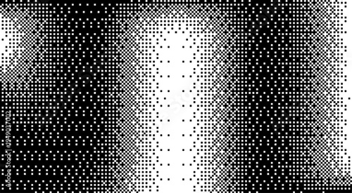 Abstract bitmap halftone texture shows pixelated gradient gradation with dither effect. Retro y2k game computer tech techno vibe, vintage cyberpunk grain noise bit pixel art feel, digital mood glitch.