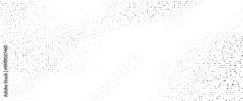 Radiasi Pola Titik Halfton Vektor Berkualitas Tinggi Dalam Warna Hitam dan Putih, Ideal untuk Spanduk Pemasaran dan Latar Belakang Produk