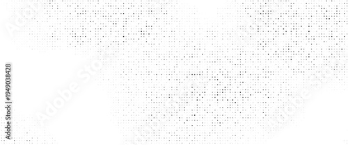Radiasi Pola Titik Halfton Vektor Berkualitas Tinggi Dalam Warna Hitam dan Putih, Ideal untuk Spanduk Pemasaran dan Latar Belakang Produk