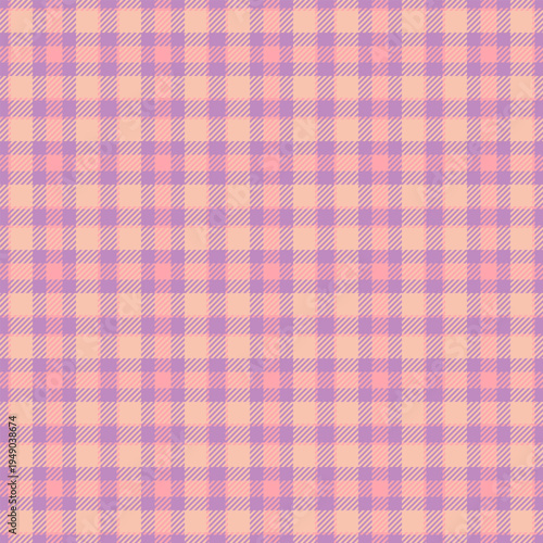 Duvet cover vector plaid textile, festival pattern texture fabric. Nice check seamless tartan background in pastel and light colors.